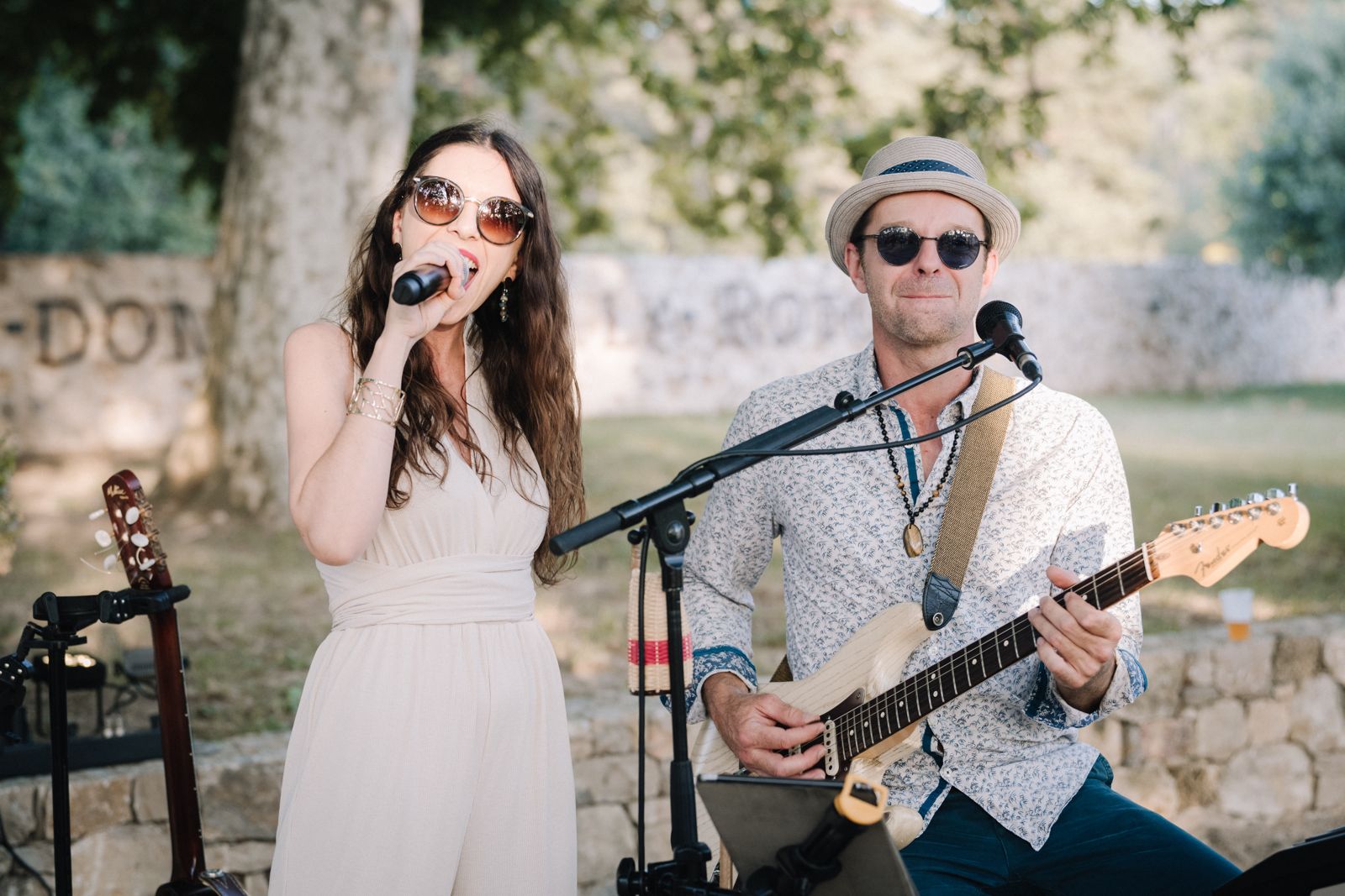 Solstice en concert : Camille au chant, Cédric à la guitare